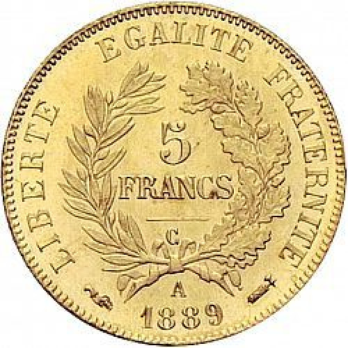 5 francs - France