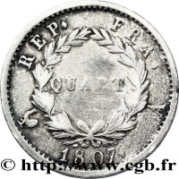 1/4 franc - France