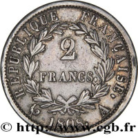 2 francs - France