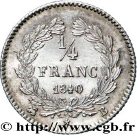 1/4 franc - France