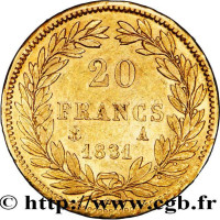 20 francs - France