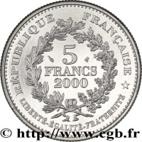 5 francs - France