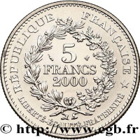 5 francs - France