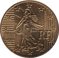 50 eurocents - France