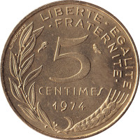 5 centimes - France