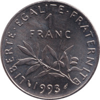 1 franc - France