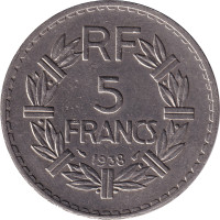 5 francs - France