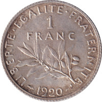 1 franc - France