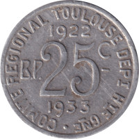 25 centimes - France