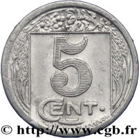 5 centimes - France