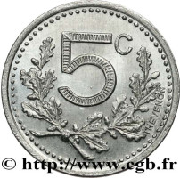 5 centimes - France