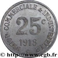 25 centimes - France