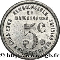 5 centimes - France