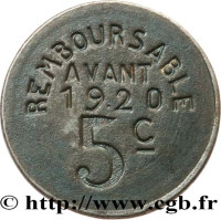 5 centimes - France