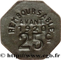 25 centimes - France