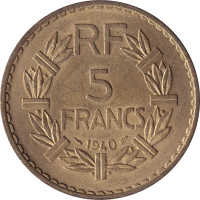 5 francs - France