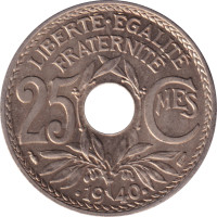 25 centimes - France