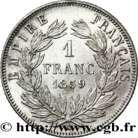 1 franc - France