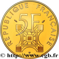 5 francs - France