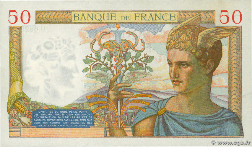 50 francs - France