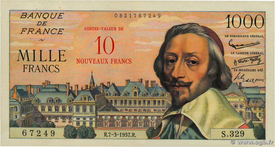 1000 francs - France