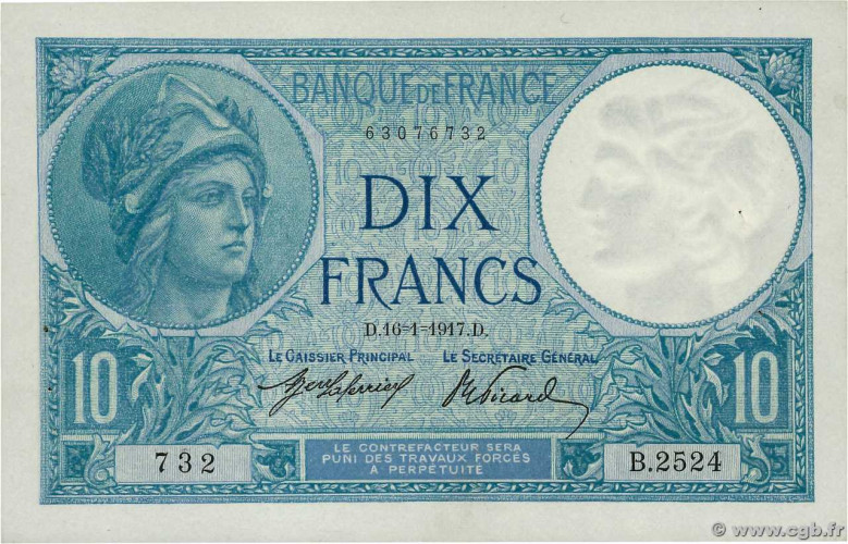 10 francs - France