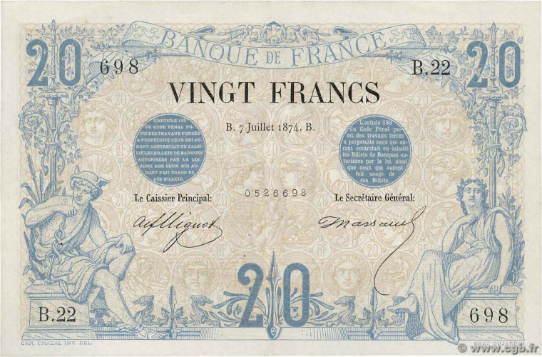 20 francs - France