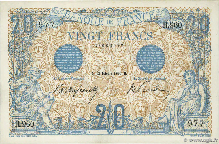 20 francs - France