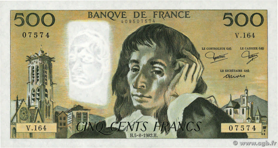 500 francs - France