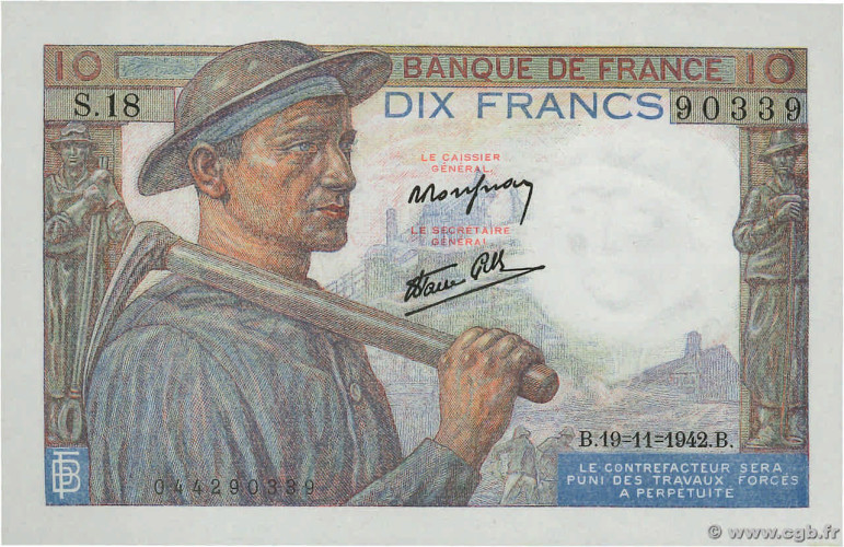 10 francs - France