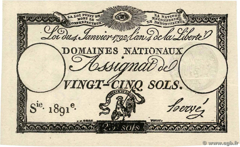 25 sols - France