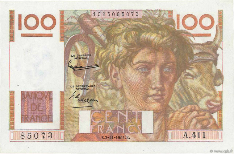 100 francs - France