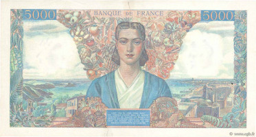 5000 francs - France