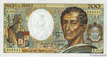 200 francs - France