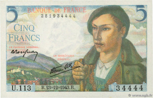 5 francs - France