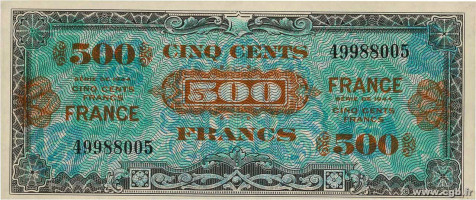 500 francs - France