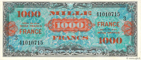 1000 francs - France