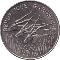 100 francs - Gabon