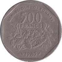 500 francs - Gabon