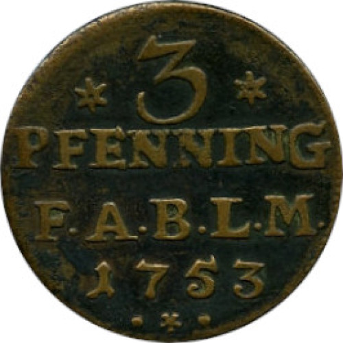 3 pfennig - Allemagne