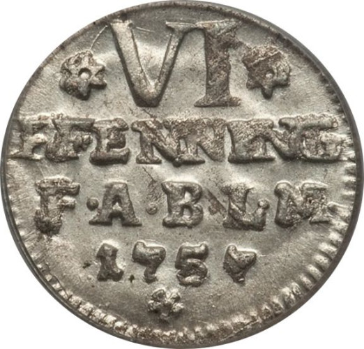 6 pfennig - Allemagne