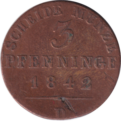 3 pfennig - Germany