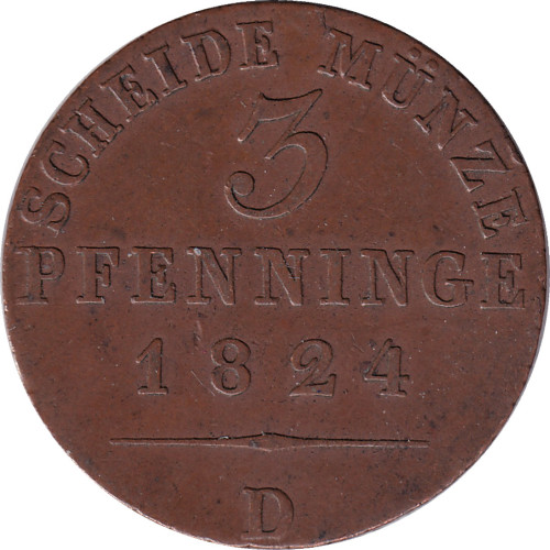 3 pfennig - Germany