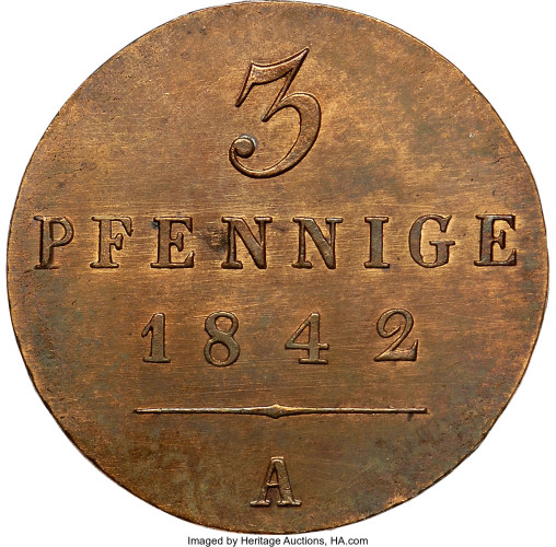 3 pfennig - Allemagne