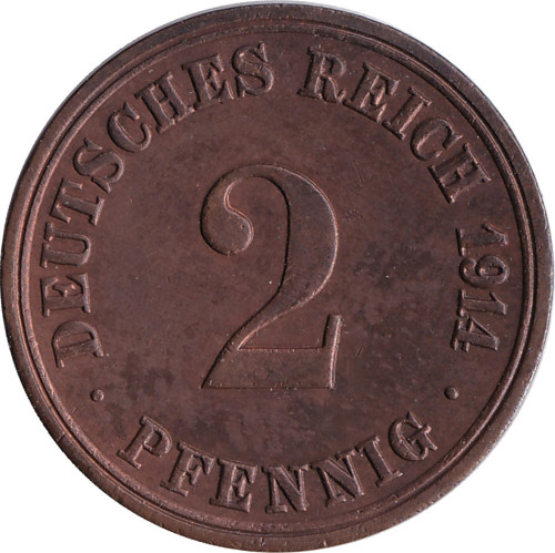 2 pfennig - Allemagne