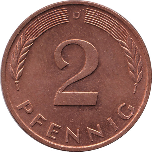 2 pfennig - Allemagne