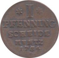 1 pfennig - Allemagne