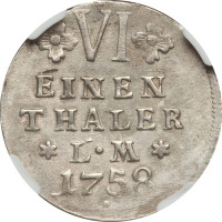 1/6 thaler - Allemagne