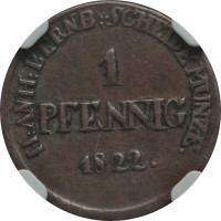 1 pfennig - Allemagne