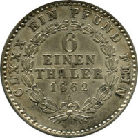 1/6 thaler - Allemagne